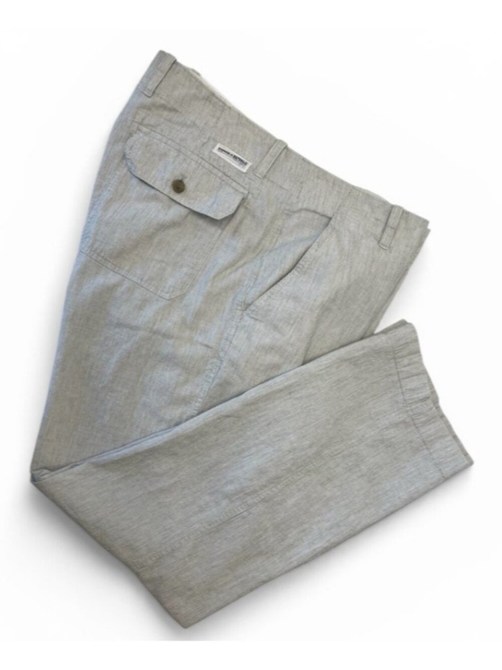 Banana Republic Men's Linen Cotton Blend Pants 35 x 32 Lightweight Summer